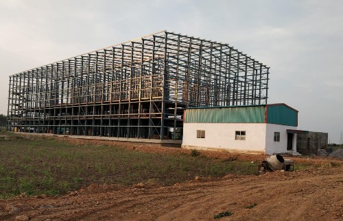 Steel Storage Shed skeleton frame structure